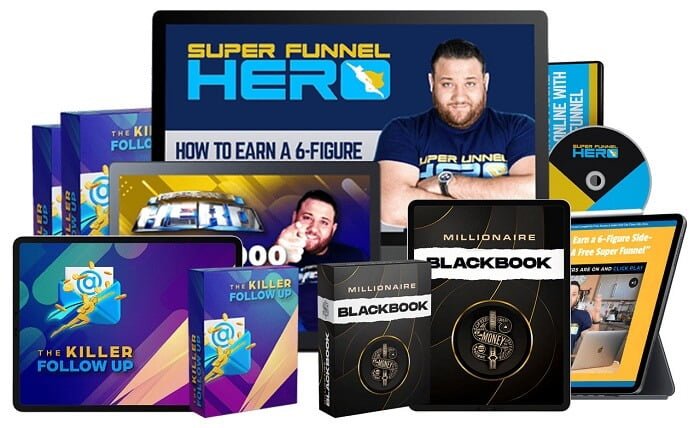 Super Funnel Hero OTO – Super Funnel Hero System By George Wickens Review – Super Funnel Hero Review + Bonus Super-Funnel-Hero