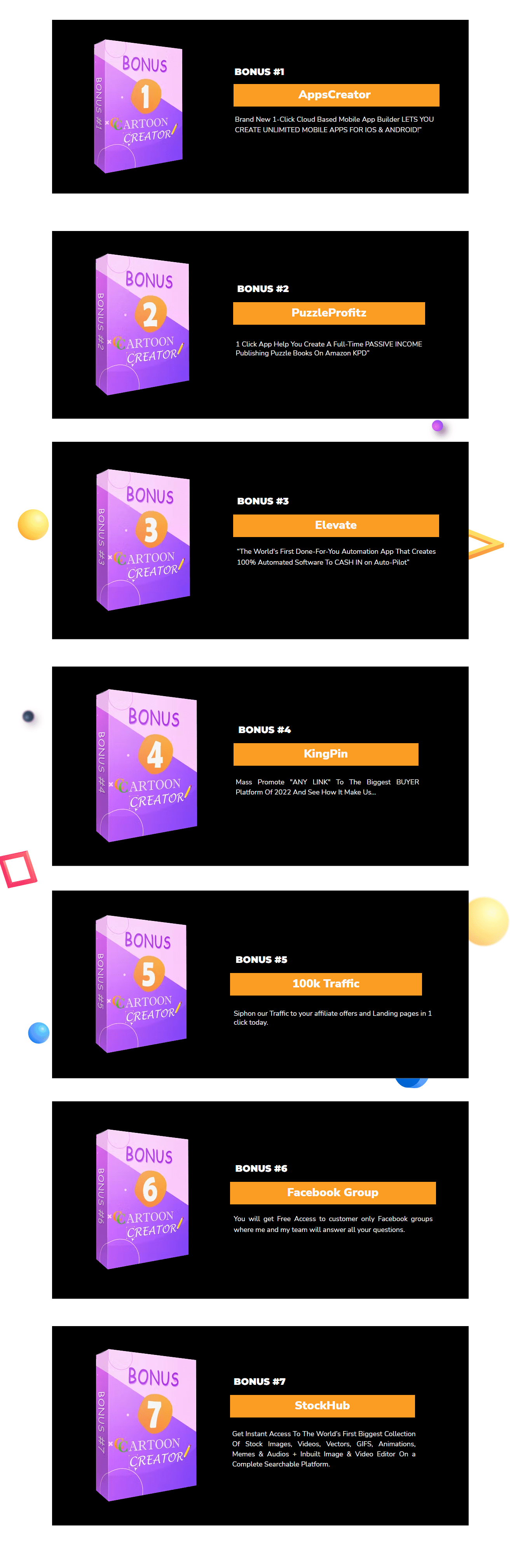 CARTOON CREATOR BONUS