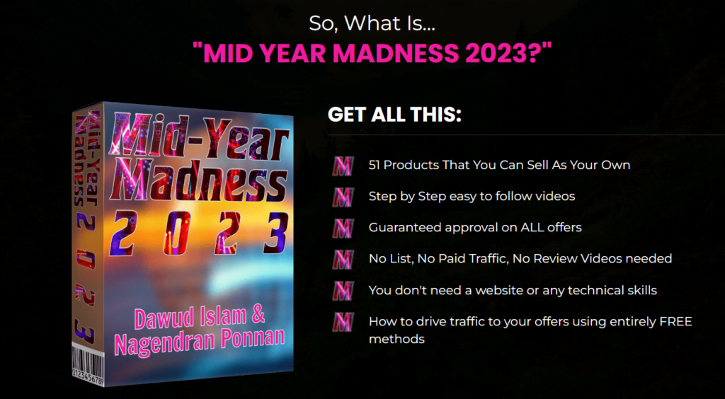 Mid Year Madness 2023 Being The Owner Of 51 Hottest Launches With Only $12.95 2023. What is Mid Year Madness 2023