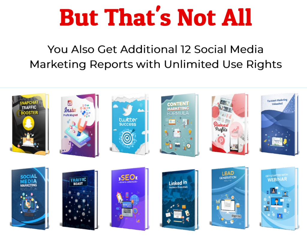 The Best Internet Marketing Resources With 50 Internet Marketing Reports PLR for Passive Income 50 Internet Marketing Reports You Also Get Additional 12 Social Media Marketing Reports with Unlimited Use Rights