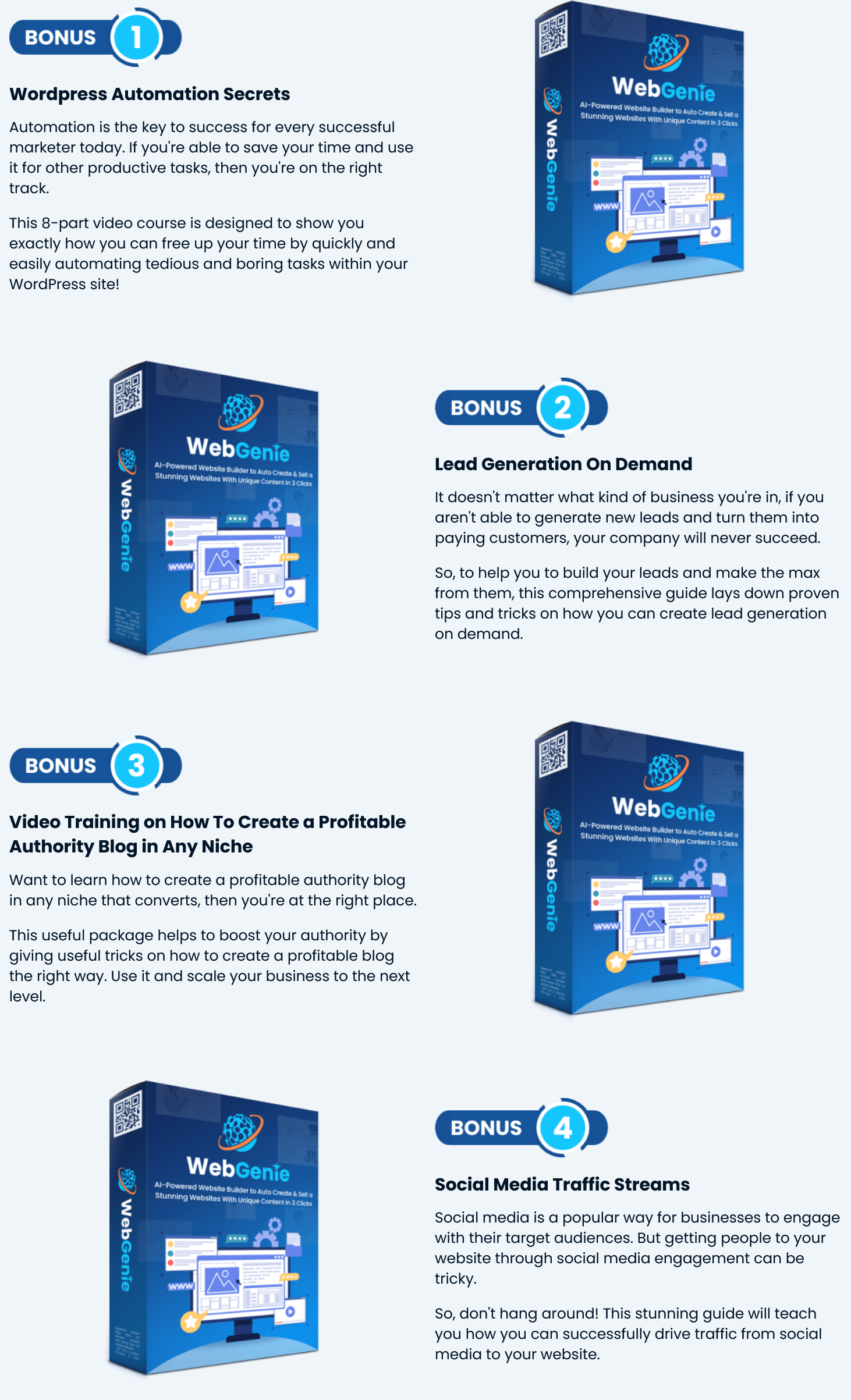WebGenie The AI Website Builder That Makes It Easy to Create a Stunning Website WebGenie Bonus