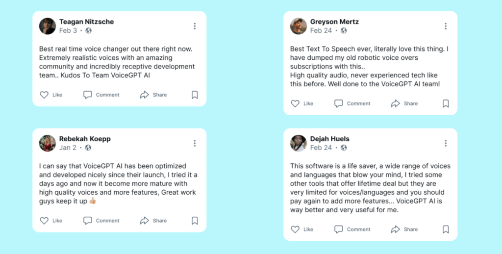 People on The Internet are
Loving VoiceGPT AI