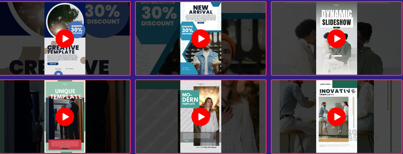 InstaReelz Review: The Game-Changing Vertical Video Animation Tool for Instagram Various Vertical Style Animations