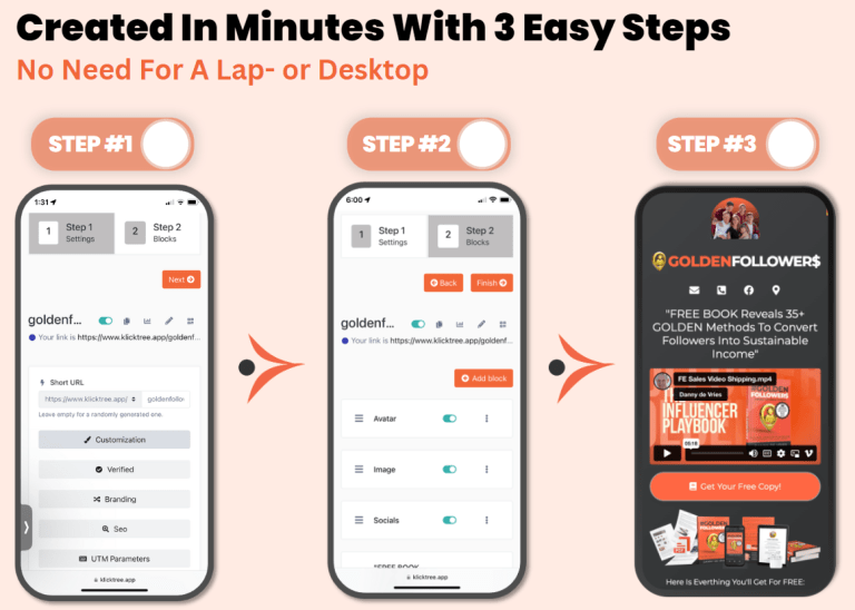 Boost Your Online Presence with KlickTree AI-Powered Mobile-First Pages KlickTree Step