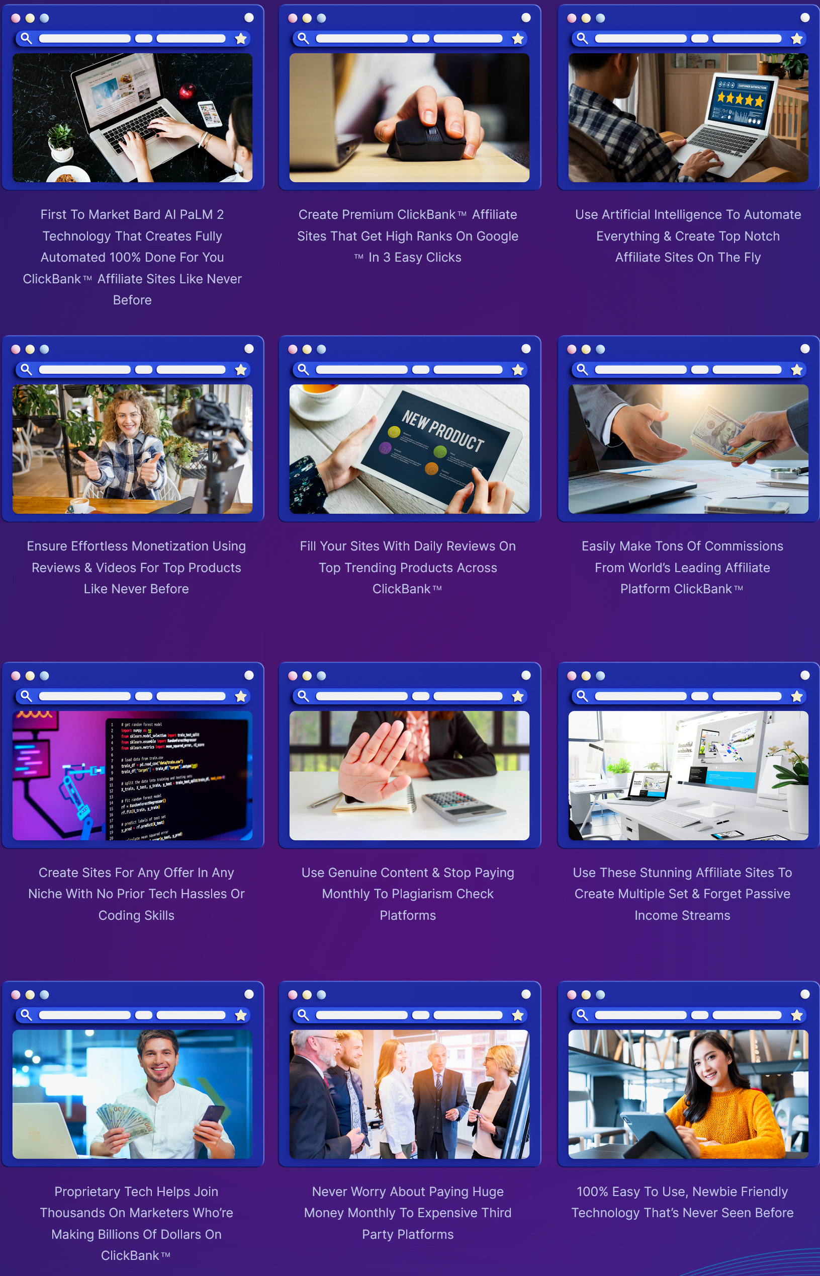 ClickAIBank Review : AI-Powered ClickBank Affiliate Site Creation Made Easy click ai bank Everything Is Done For You