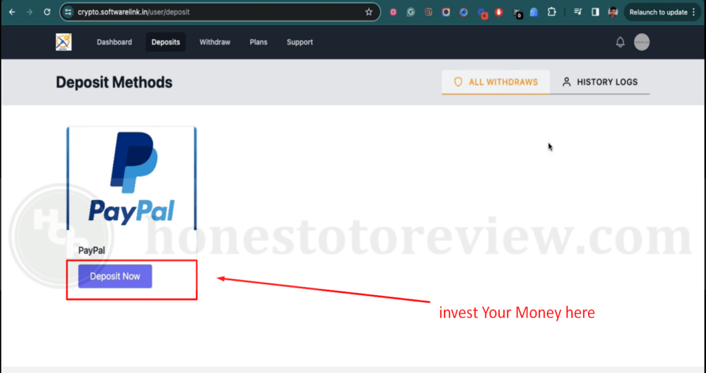 Crypto Cloud-Deposit-Methods