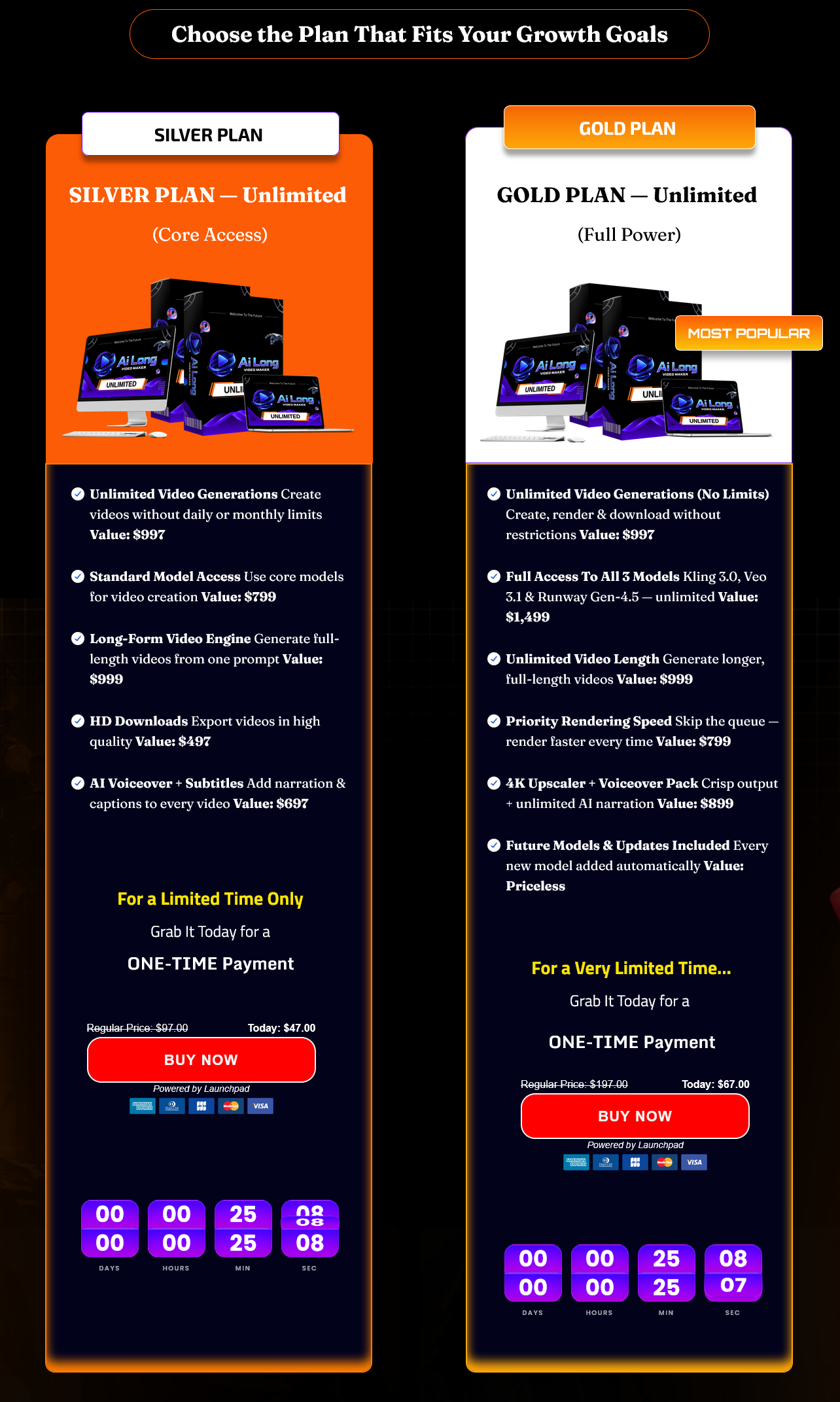 OTO 1: AI Long Video Creator Unlimited Edition