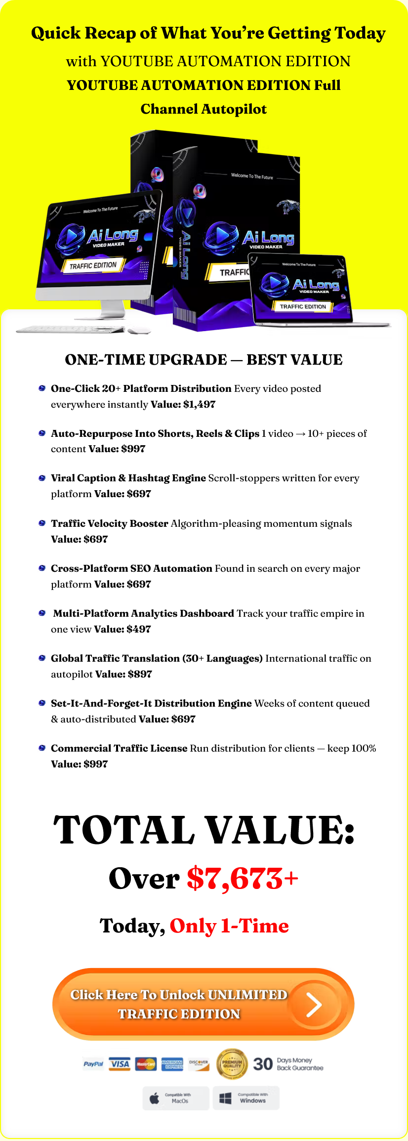 OTO 5 Unlimited Traffic Edition