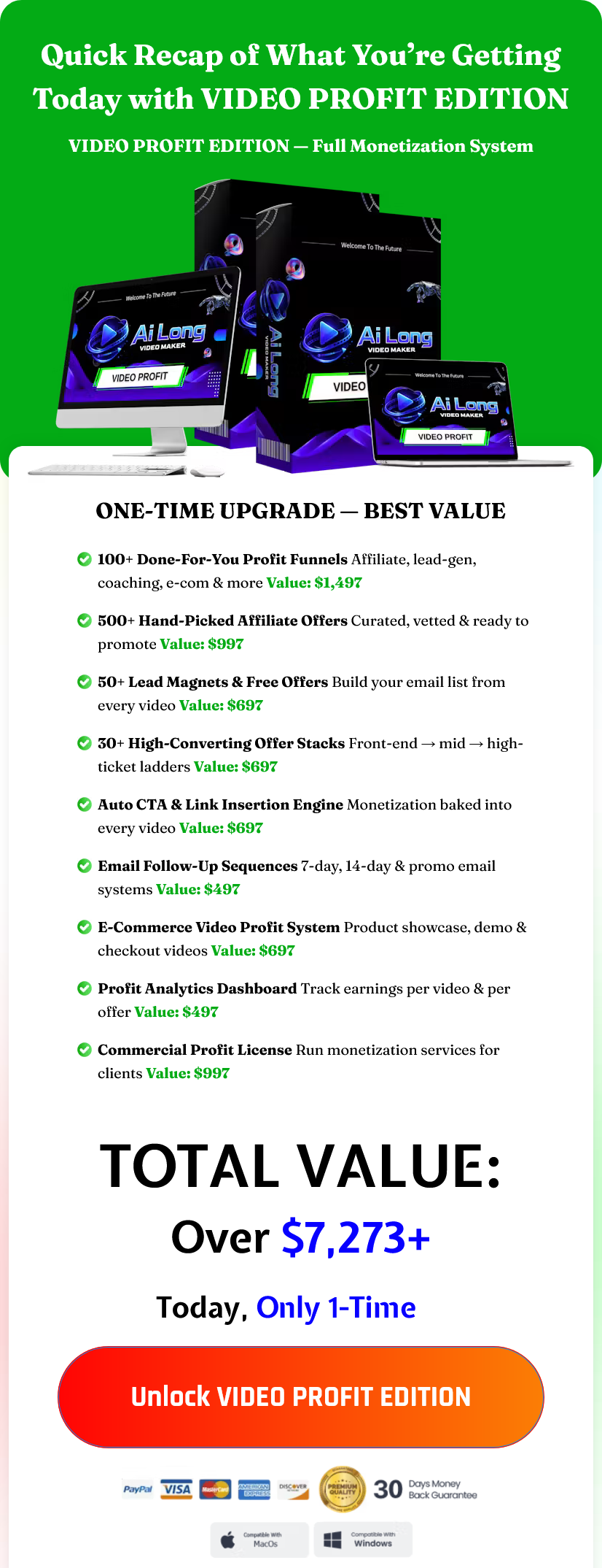 OTO 6: Video Profit Edition